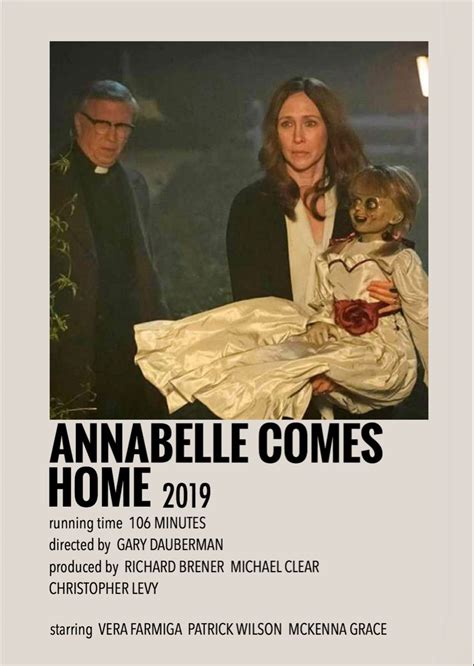 Annabelle Comes Home By Millie Film Posters Vintage Movie Posters