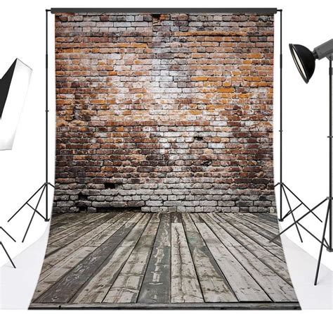 Mua LB 10X20ft Brick Wall Wooden Floor Photography Backdrop Photo