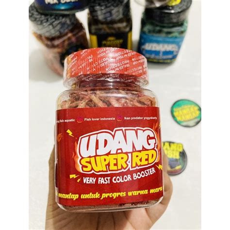 Jual Bang Fish Udang Kering Super Red Yellow Gram Bangfish X