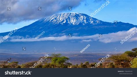 Kenya Amboseli View Kilimanjaro Mountain Stock Photo 1706499535 ...