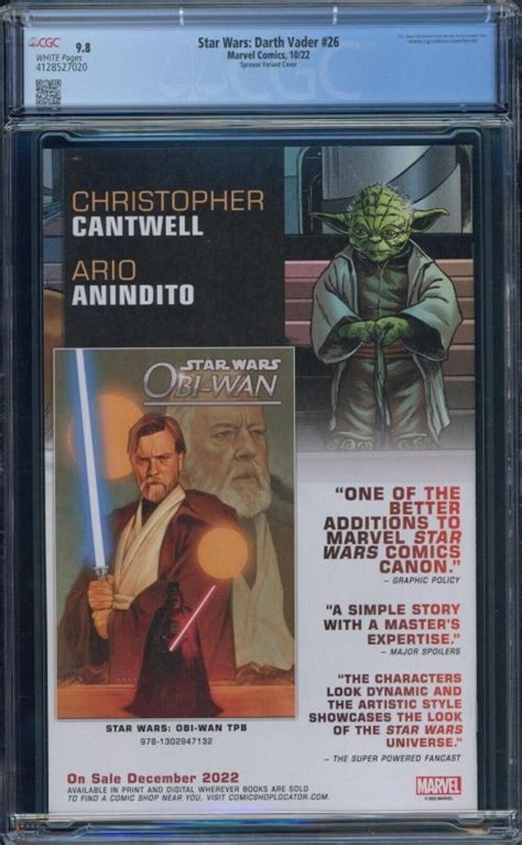 Star Wars Darth Vader Cgc Sprouse Choose Your Destiny Darth