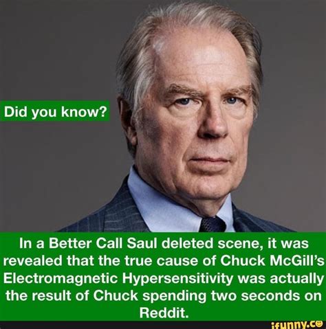 We Did You Know In A Better Call Saul Deleted Scene It Was Revealed That The True Cause Of