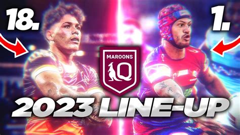 My Qld Maroons Line Up For Game Youtube