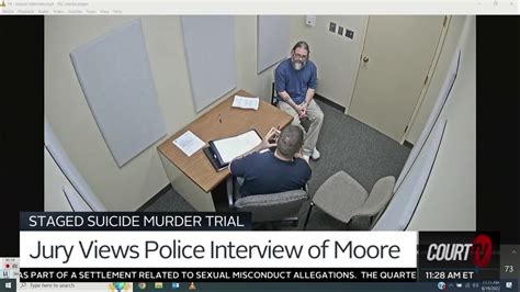 Staged Suicide Murder Trial Police Interview Of Matt Moore Court Tv