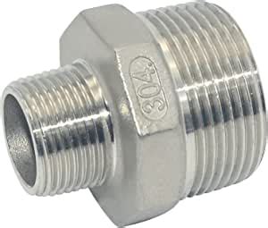 X Male Hex Nipple Threaded Reducer Connector Pipe Fitting