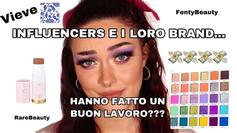 MI TRUCCO CON I BRAND DEGLI INFLUENCERS HANNO FATTO UN BUON LAVORO