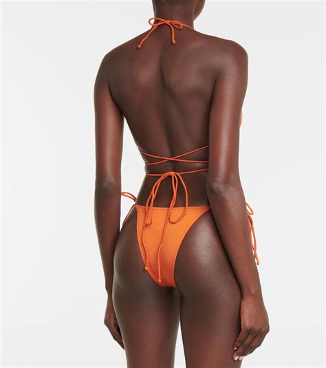 Praia Bikini Top In Orange Tropic Of C Mytheresa