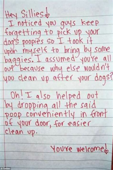 Hilarious Revenge Notes To Thieving Co Workers And Bad Neighbours Sweep The Web Daily Mail Online