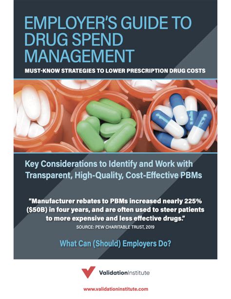 Employers Guide To Drug Spend Management Must Know Strategies To