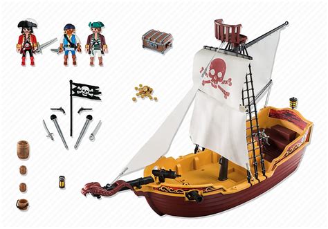 Playmobil Set 5618 Usa Red Serpent Pirate Ship Klickypedia