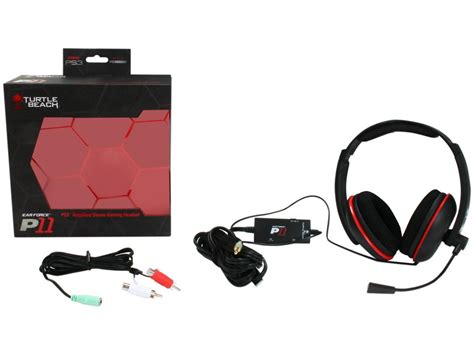 Turtle Beach Ear Force P11 Ps3 Amplified Stereo Gaming Newegg Ca