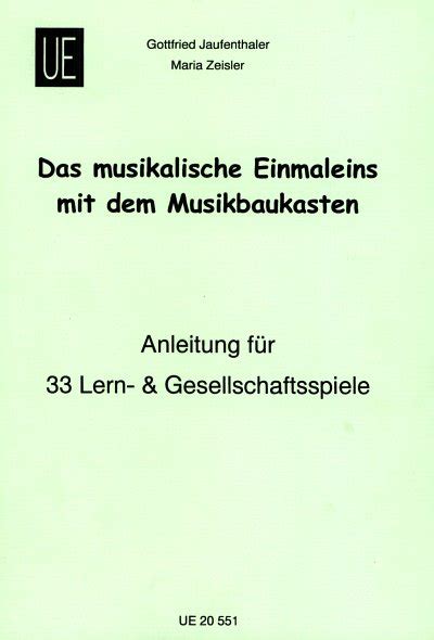 Das Musikalische Einmaleins Mit Dem Musikbaukasten Von Gottfried