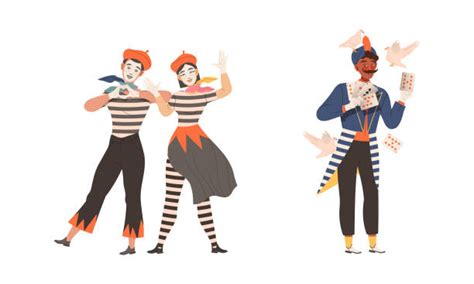 Mime Artist Street Illustrations Royalty Free Vector Graphics And Clip