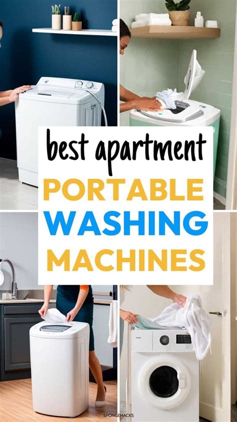 These Portable Washing Machines For Apartments Without Hookups Are Genius Sponge Hacks