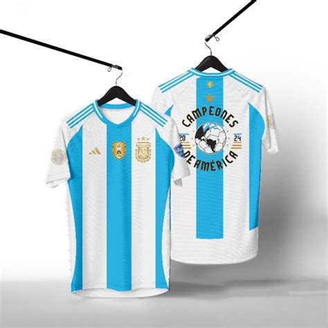 Jual Jersey Argentina Campeones De America 2024 Fullprinting Shopee