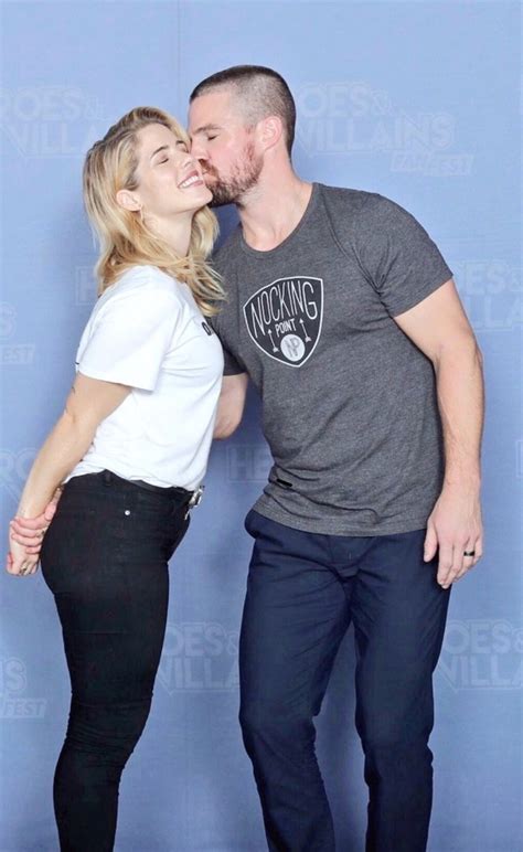 Stephen and Emily #HVFFLondon - Stephen Amell & Emily Bett Rickards ...