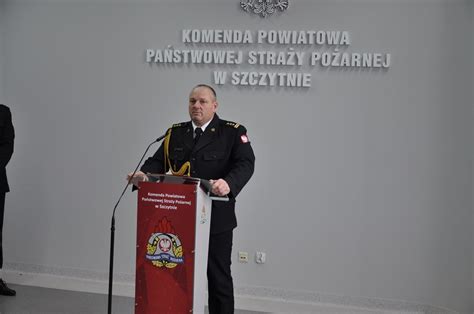 Zast Pca Komendanta Powiatowego Psp W Szczytnie Bryg Ukasz Godlewski