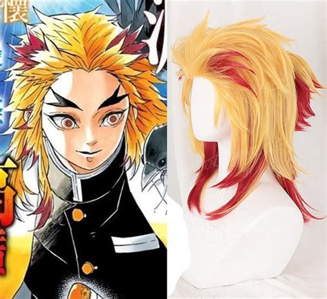 Japan Anime Demon Slayer Kimetsu No Yaiba Rengoku Kyoujurou Cosplay