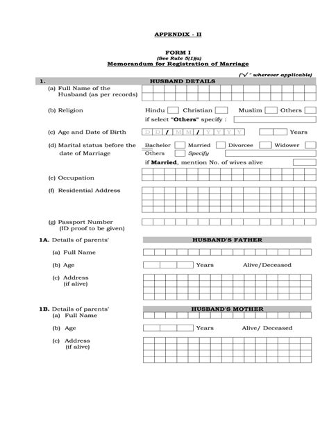 Marriage Certificate Form In Marathi Download Pdf 2020-2021 - Fill and ...