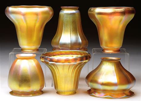 Lot Detail 6 Art Glass Shades