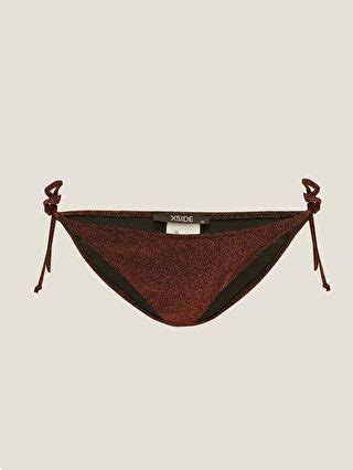 Siyah Desenli Bikini Alt S DP Z CVL LCW