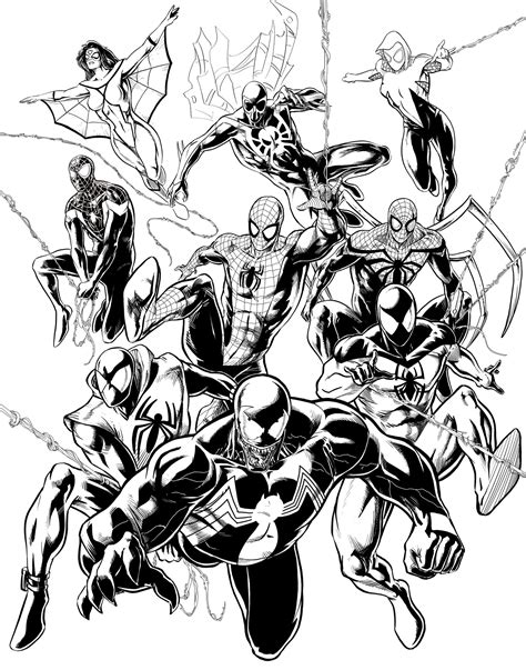 Spider Man 2099 Coloring Pages Coloring Home