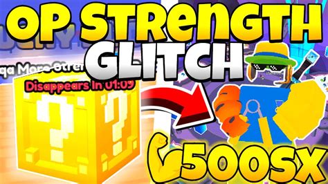 OP Strength Glitch Arm Wrestling Simulator YouTube