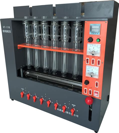 Crude Fiber Tester Feed Testing Instrument GB T5515 And GB T6434 Standard