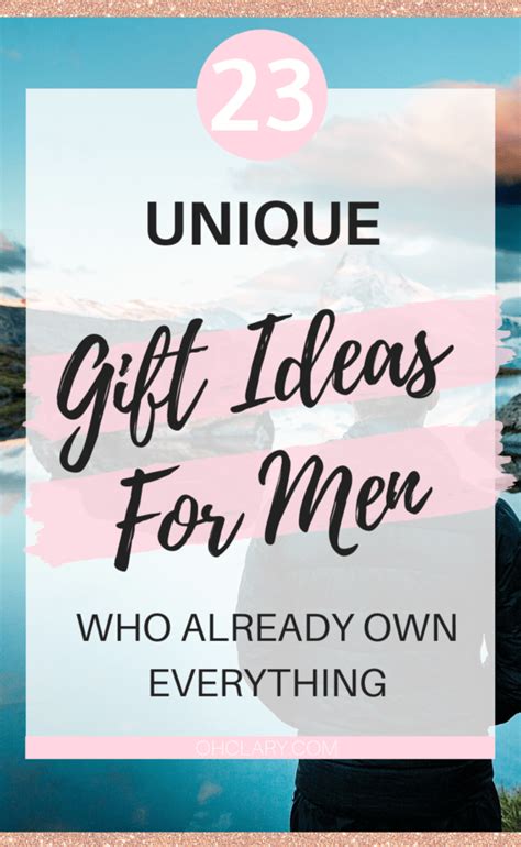 31 unique gift ideas for men who have everything 2022 – Artofit