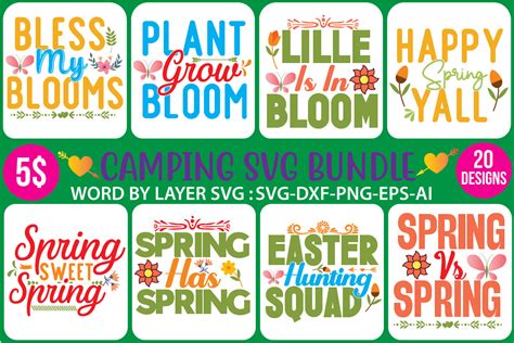 Spring Svg Bundle Spring Bundle Spring Svg Welcome Spring Svg Dxf