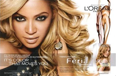 SCANDAL: Beyonce’s L’Oreal Blonde Hair Color Ad: Skin Whitening Claims