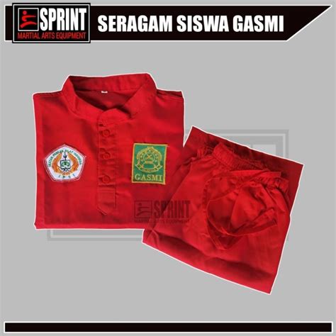 Jual Sakral Siswa Gasmi Baju Latihan Gasmi Seragam Pencak Silat