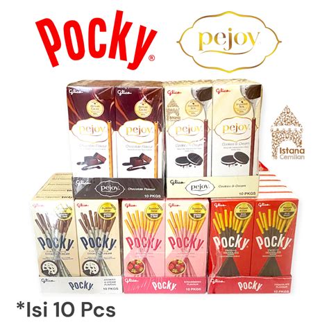 Glico Pocky Pejoy MINI Half Size 20 Gram PACK 10Pcs Contents Shopee