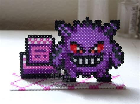 Pokemon Perler Bead Gengar Pattern Pixel Art Pokemon Pokemon Bead Images