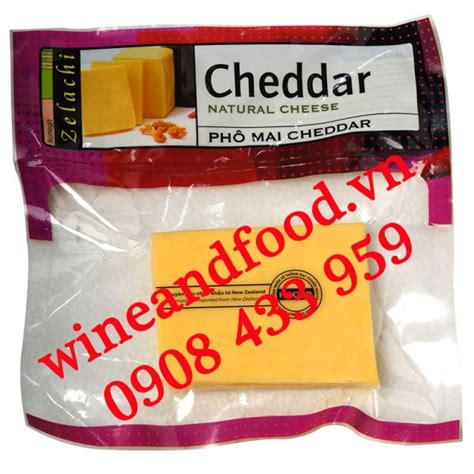 Phô mai Cheddar Zelachi 100g