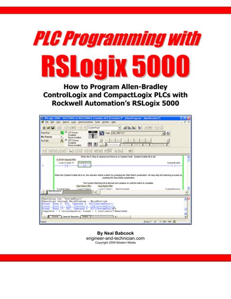 PLC Programming With RSLogix 5000