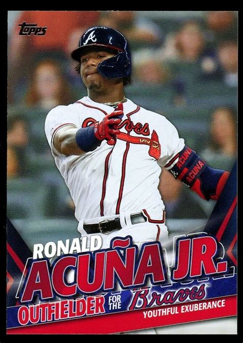 2020 Topps Tra 2 Ronald Acuna Jr Highlights Atlanta Braves EBay