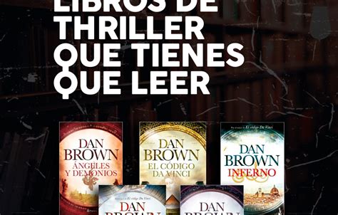 LOS 5 MEJORES LIBROS DE THRILLER QUE TIENES QUE LEER