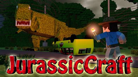 Minecraft Dinosaurs Jurassic Craft Modded Survival Ep 29 EPIC TRAIN