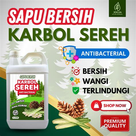 Jual Sapu Bersih Karbol Pembersih Lantai Liter Anti Bacterial