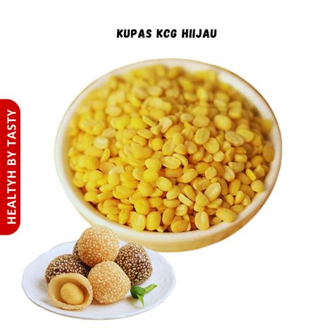 Kacang Hijau Kupas Organik Kacang Ijo Kupas Organik Peeled Mung Beans