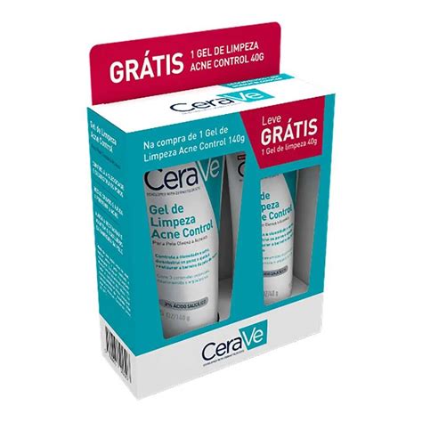 Kit Cerave Acne Control Gel De Limpeza G Gel De Limpeza G