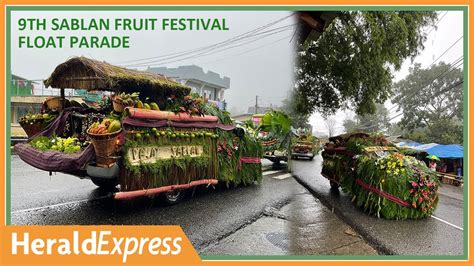 Float Parade 9th Sablan Fruit Festival At Sablan Benguet Baguio