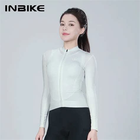 Inbike Women Long Sleeve Cycling Jersey Uv Proof Breathable