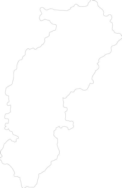 Premium Vector Chhattisgarh India Outline Map