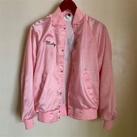 Vintage GREASE Marty Pink Ladies bomber jacket | Etsy