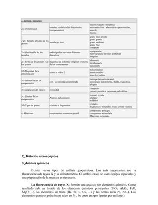 Metodos De Reconocimiento De Minerales Y Rocas PDF