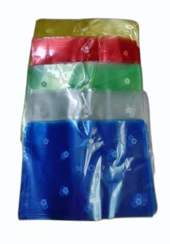 Plastic My Clear Bag Button Folder Code Mm Multicolor A At Rs