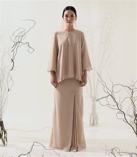 Camellia Empire Embun Kurung Kedah In Nude Women S Fashion Muslimah