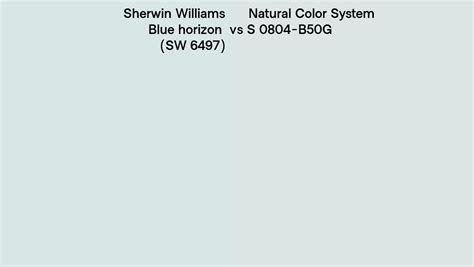 Sherwin Williams Blue Horizon Sw Vs Natural Color System S